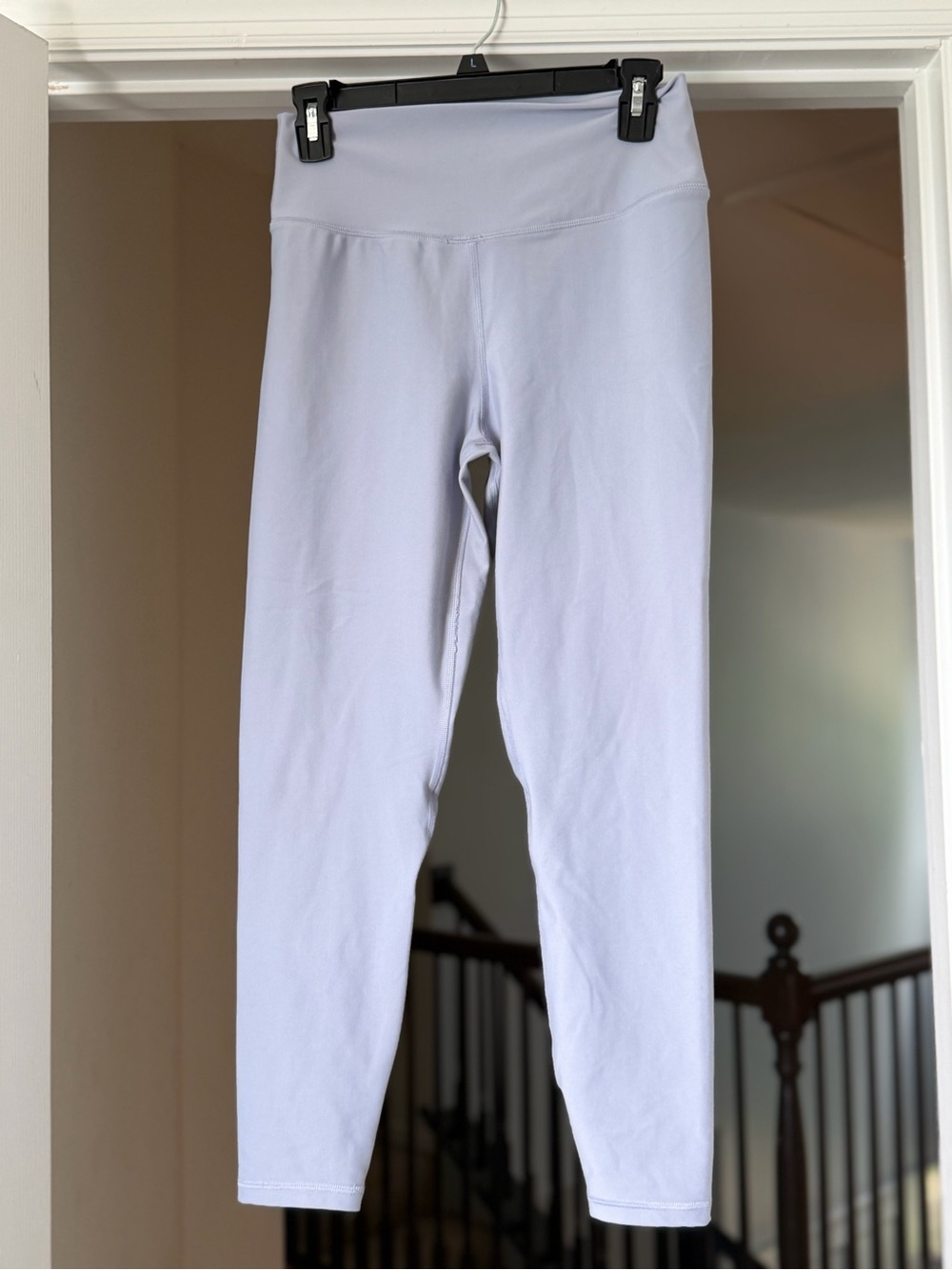 Abercrombie YPB High Rise Leggings Lavender Periwinkle Athletic Yoga Pants Large